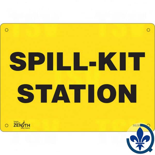 Enseigne-«Spill-Kit-Station»-SGL588
