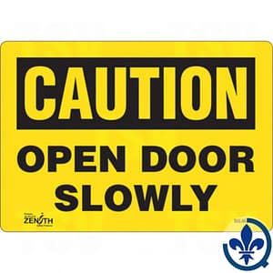 Enseigne-«Open-Door-Slowly»-SGL467