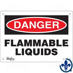Enseigne-«Flammable-Liquids»-SGL571