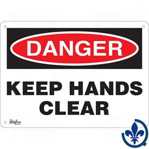 Enseigne-«Keep-Hands-Clear»-SGL676