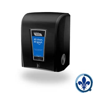 Distributeur-électronique-hybride-de-papier-en-rouleau-Cascades-PRO-Tandem-Noir-C228_Quorum_Tandem_Dispenser_Product