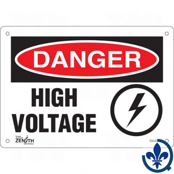 Enseigne-avec-pictogramme-«High-Voltage»-SGL625