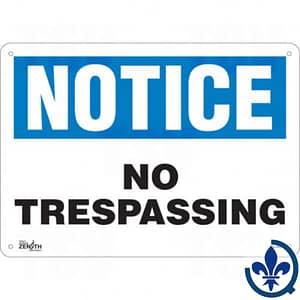 Enseigne-«No-Trespassing»-SGL430