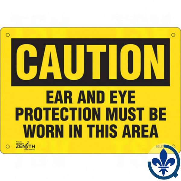 Enseigne-«Ear-And-Eye-Protection»-SGL879
