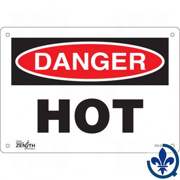 Enseigne-«Danger-Hot»-SGL559