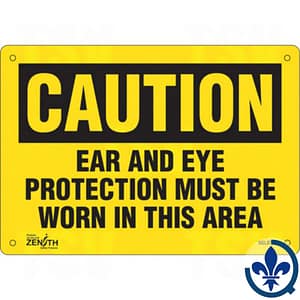 Enseigne-«Ear-And-Eye-Protection»-SGL878