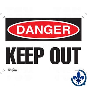 Enseigne-«Keep-Out»-SGL355