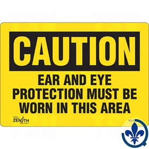 Enseigne-«Ear-And-Eye-Protection»-SGL877