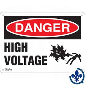 Enseigne-avec-pictogramme-«High-Voltage»-SGL634
