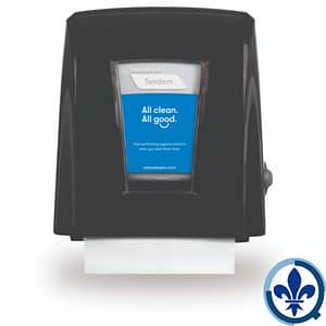 Distributrice-de-papier-en-rouleau-compacte-Cascades-PRO-Tandem-Noir-C331_Quorum_Tandem_Dispenser_Product
