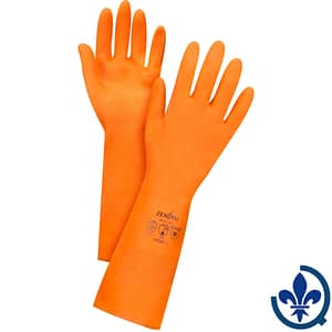 Gant-doublé-en-latex-orange-SGH421