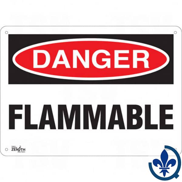 Enseigne-«Flammable»-SGL549