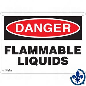 Enseigne-«Flammable-Liquids»-SGL574