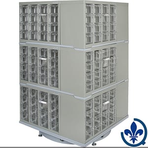 Carrousel-de-casiers-à-tiroirs-industriels-robustes-CF405