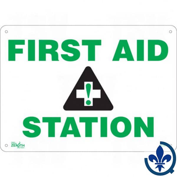 Enseigne-avec-pictogramme-«First-Aid-Station»-SGL765