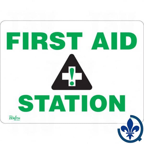 Enseigne-avec-pictogramme-«First-Aid-Station»-SGL764