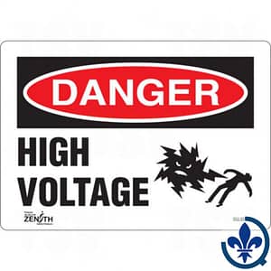 Enseigne-avec-pictogramme-«High-Voltage»-SGL629
