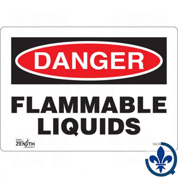 Enseigne-«Flammable-Liquids»-SGL569