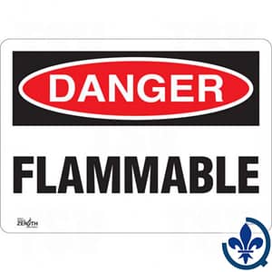 Enseigne-«Flammable»-SGL548